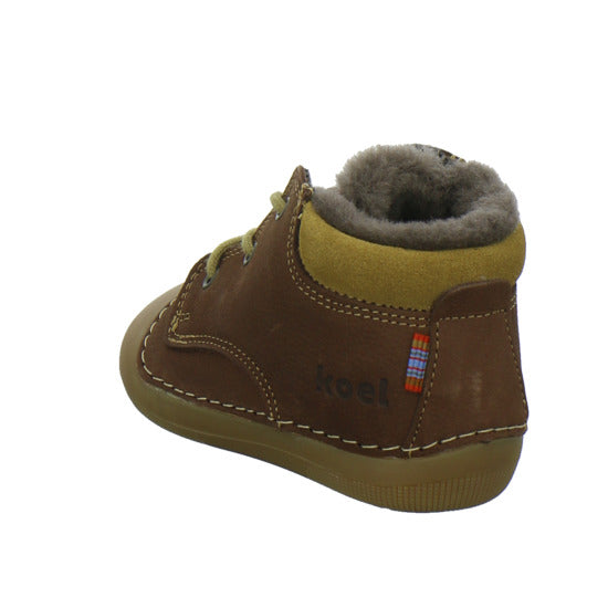 Koel Winterschuhe Unisex - Baby Barefoot Dunkelbraun