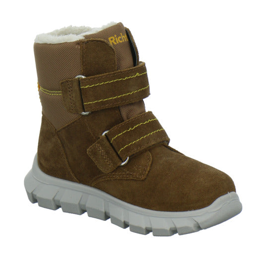 Richter Winterschuhe warm gefüttert Mittelbraun - 360° Ansicht