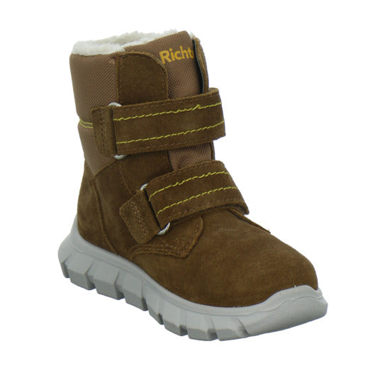 Richter Winterschuhe warm gefüttert Mittelbraun - 360° Ansicht