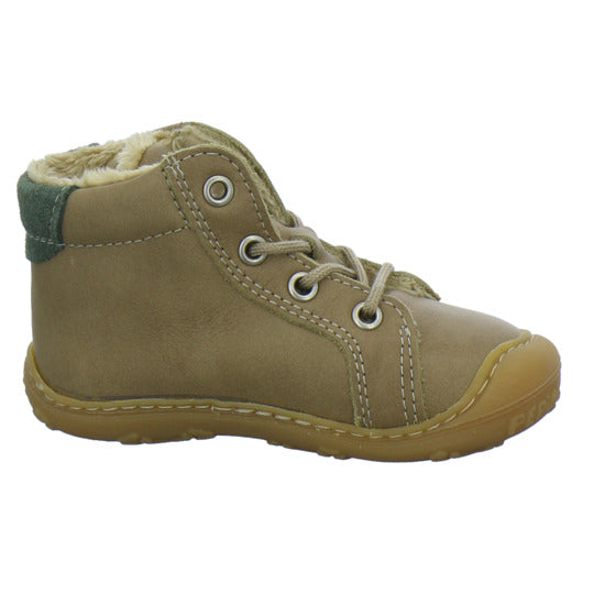 Ricosta Georgie Winterschuhe warm gefüttert taupe - 360° Ansicht