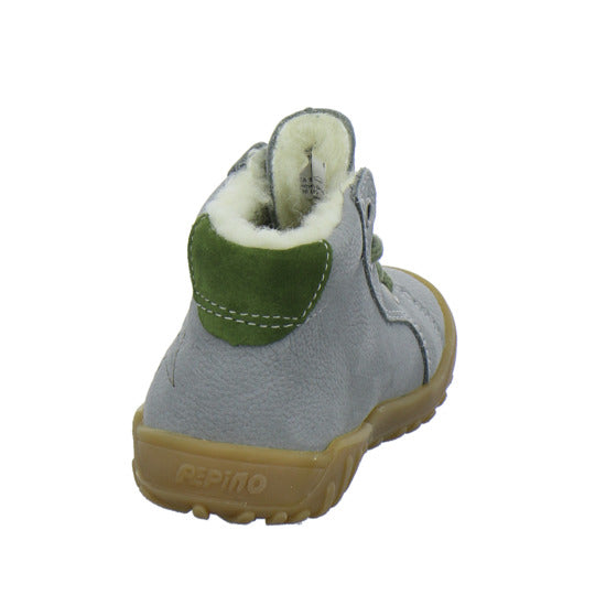 Ricosta Denny Winterschuhe warm gefüttert Hellgrau - 360° Ansicht