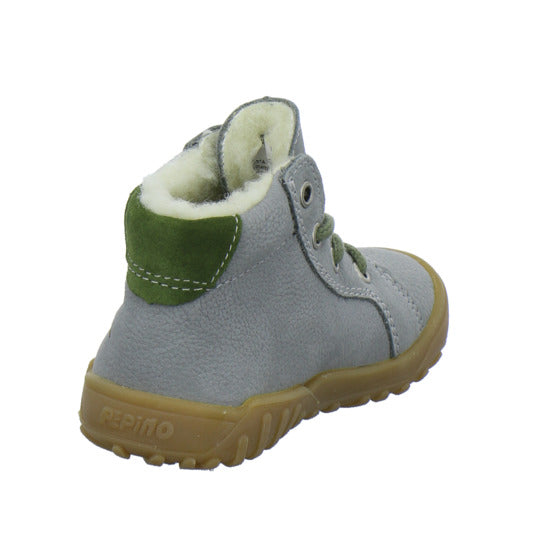 Ricosta Denny Winterschuhe warm gefüttert Hellgrau - 360° Ansicht