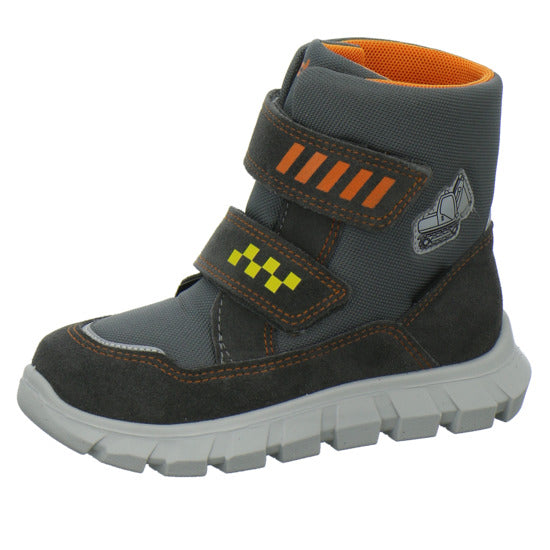 Richter Winterschuhe warm gefüttert Grau-kombi - 360° Ansicht