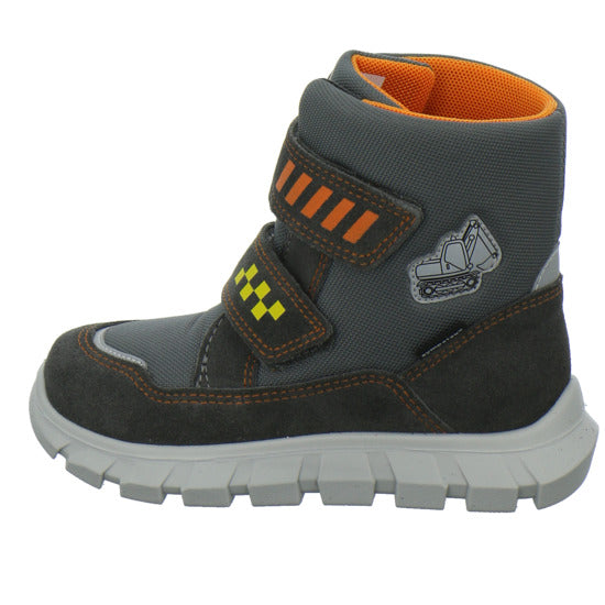 Richter Winterschuhe warm gefüttert Grau-kombi - 360° Ansicht