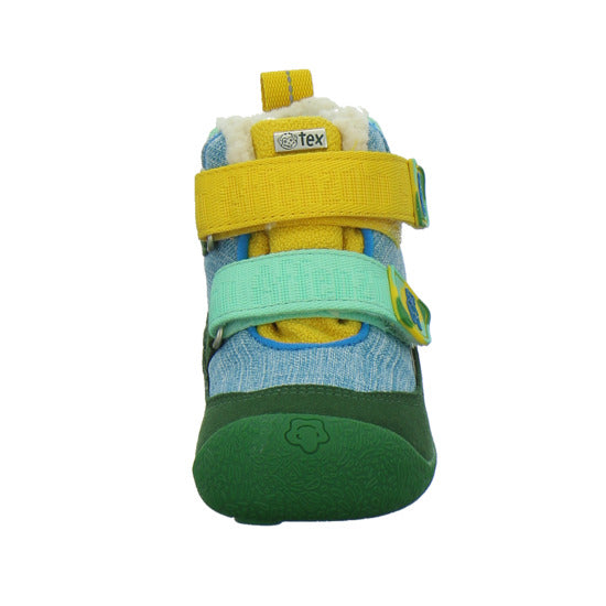 Affenzahn Winterschuhe Unisex - Baby Vegan Snuggy Grün-kombi