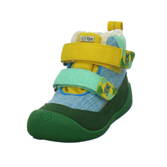 Affenzahn Winterschuhe Unisex - Baby Vegan Snuggy Grün-kombi