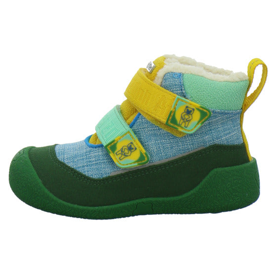 Affenzahn Winterschuhe Unisex - Baby Vegan Snuggy Grün-kombi