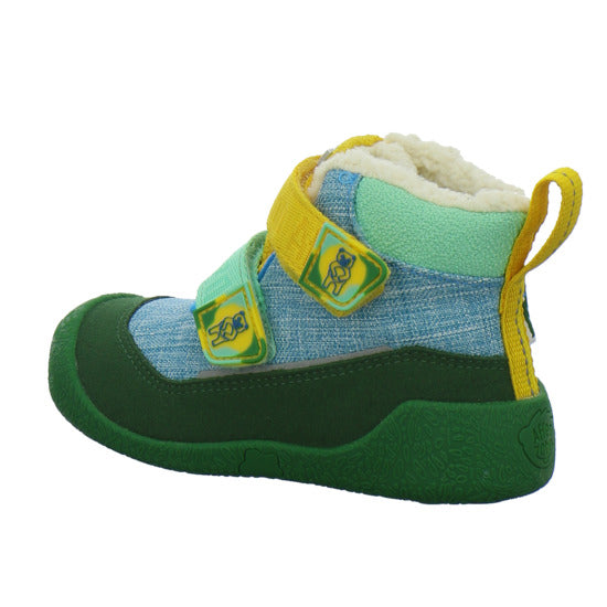 Affenzahn Winterschuhe Unisex - Baby Vegan Snuggy Grün-kombi