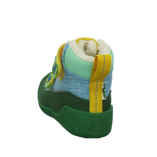 Affenzahn Winterschuhe Unisex - Baby Vegan Snuggy Grün-kombi