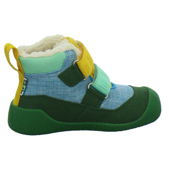 Affenzahn Winterschuhe Unisex - Baby Vegan Snuggy Grün-kombi