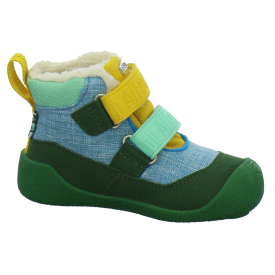 Affenzahn Winterschuhe Unisex - Baby Vegan Snuggy Grün-kombi