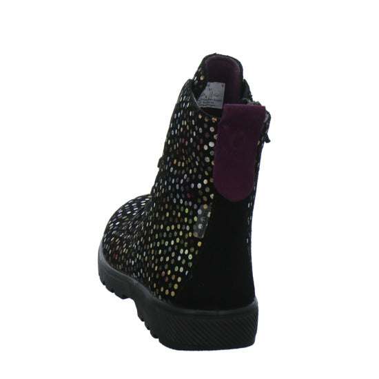 Ricosta Anni Winterschuhe warm gefüttert Schwarz-kombi - 360° Ansicht
