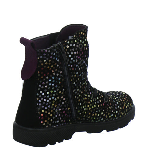 Ricosta Anni Winterschuhe warm gefüttert Schwarz-kombi - 360° Ansicht