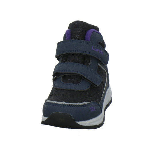 Lurchi Ledri Winterschuhe warm gefüttert Blau-kombi - 360° Ansicht