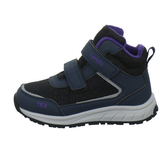 Lurchi Ledri Winterschuhe warm gefüttert Blau-kombi - 360° Ansicht