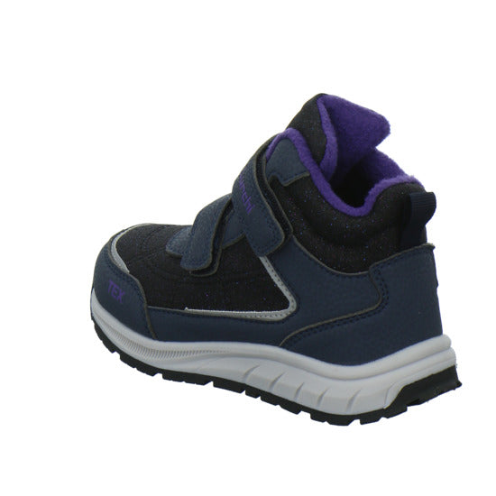 Lurchi Ledri Winterschuhe warm gefüttert Blau-kombi - 360° Ansicht