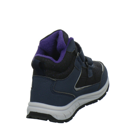 Lurchi Ledri Winterschuhe warm gefüttert Blau-kombi - 360° Ansicht