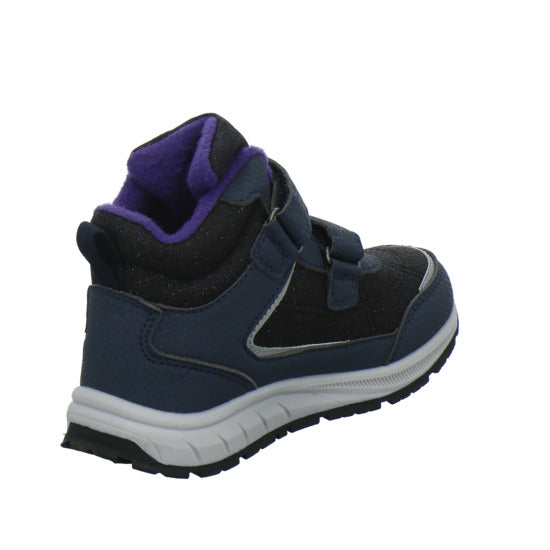Lurchi Ledri Winterschuhe warm gefüttert Blau-kombi - 360° Ansicht