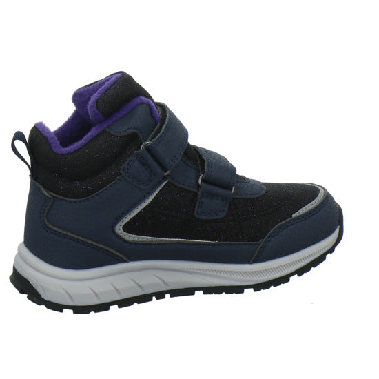 Lurchi Ledri Winterschuhe warm gefüttert Blau-kombi - 360° Ansicht