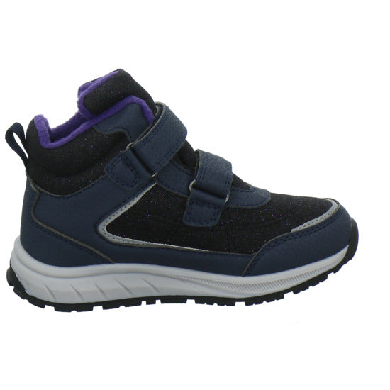 Lurchi Ledri Winterschuhe warm gefüttert Blau-kombi - 360° Ansicht