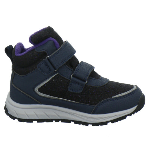 Lurchi Ledri Winterschuhe warm gefüttert Blau-kombi - 360° Ansicht