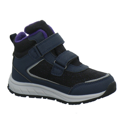 Lurchi Ledri Winterschuhe warm gefüttert Blau-kombi - 360° Ansicht