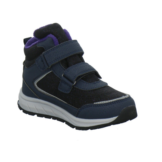 Lurchi Ledri Winterschuhe warm gefüttert Blau-kombi - 360° Ansicht