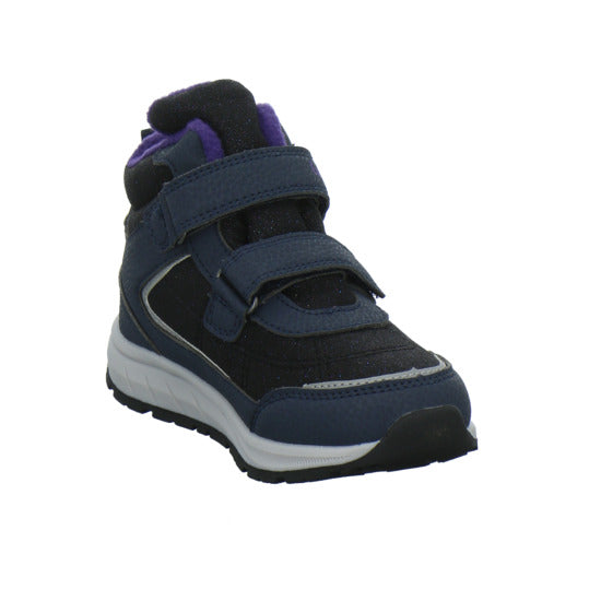 Lurchi Ledri Winterschuhe warm gefüttert Blau-kombi - 360° Ansicht
