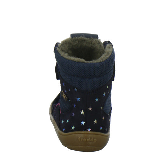 Froddo Winterschuhe Mädchen Barefoot Blau-kombi