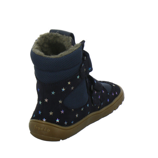Froddo Winterschuhe Mädchen Barefoot Blau-kombi