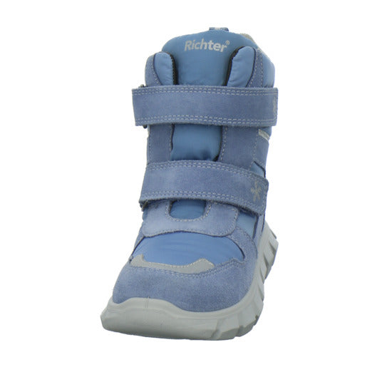 Richter Winterschuhe warm gefüttert Hellblau - 360° Ansicht