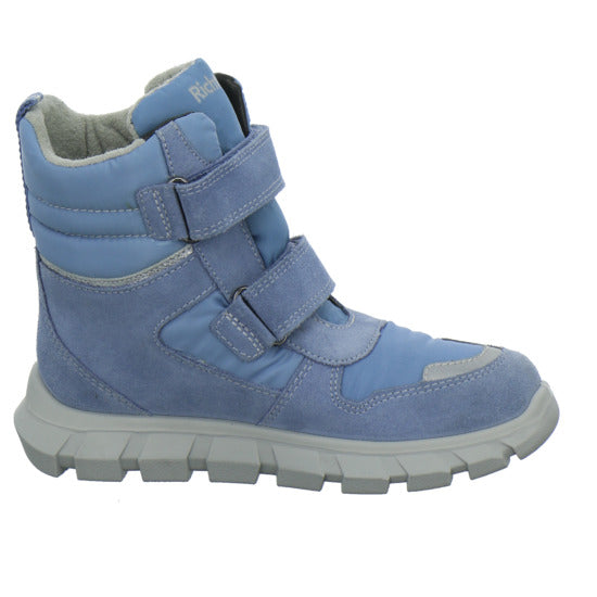 Richter Winterschuhe warm gefüttert Hellblau - 360° Ansicht