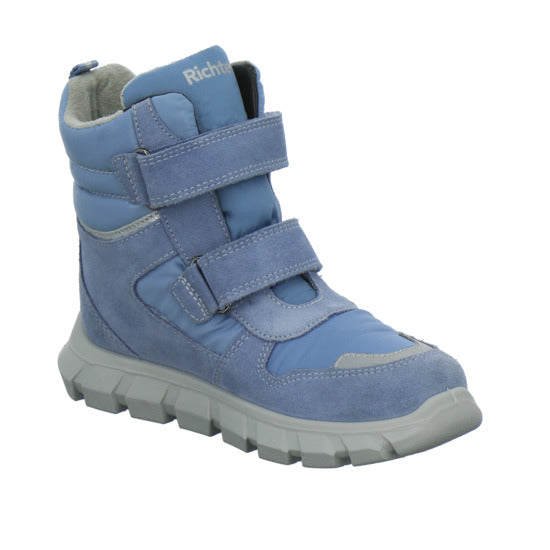 Richter Winterschuhe warm gefüttert Hellblau - 360° Ansicht