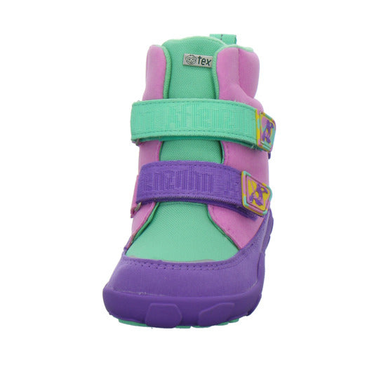 Affenzahn Vegan Comfy Winterschuhe warm gefüttert Violett - 360° Ansicht