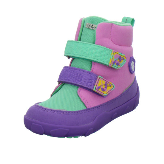 Affenzahn Vegan Comfy Winterschuhe warm gefüttert Violett - 360° Ansicht