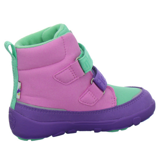Affenzahn Vegan Comfy Winterschuhe warm gefüttert Violett - 360° Ansicht