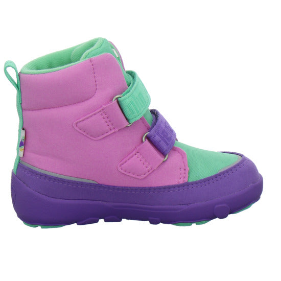 Affenzahn Vegan Comfy Winterschuhe warm gefüttert Violett - 360° Ansicht