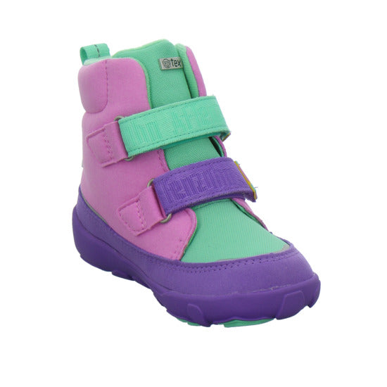 Affenzahn Vegan Comfy Winterschuhe warm gefüttert Violett - 360° Ansicht