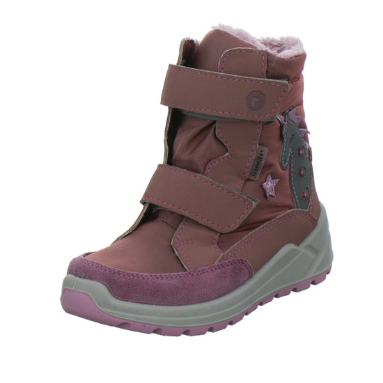 Ricosta Annika Blinker Winterschuhe warm gefüttert Rosa - 360° Ansicht
