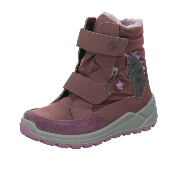 Ricosta Annika Blinker Winterschuhe warm gefüttert Rosa - 360° Ansicht