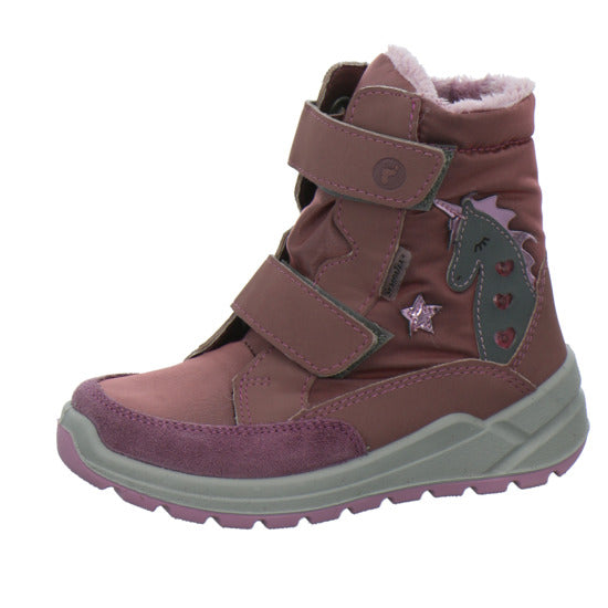 Ricosta Annika Blinker Winterschuhe warm gefüttert Rosa - 360° Ansicht