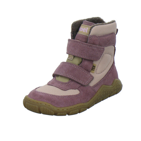 Koel Winterschuhe Mädchen Barefoot Shoes Velcro Rosa