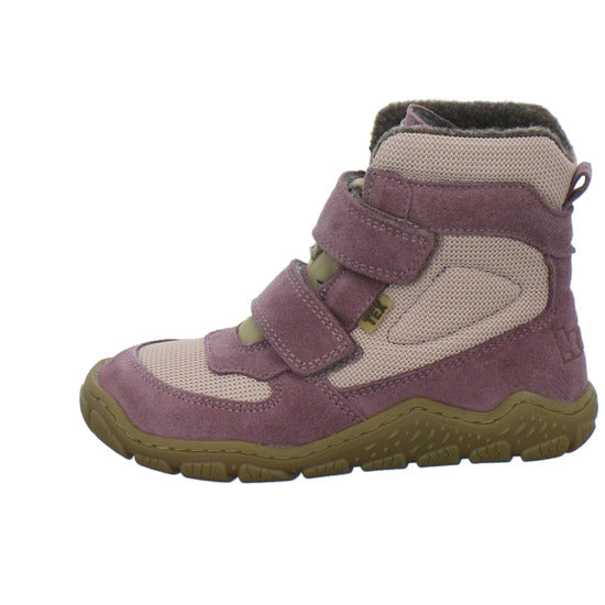 Koel Winterschuhe Mädchen Barefoot Shoes Velcro Rosa