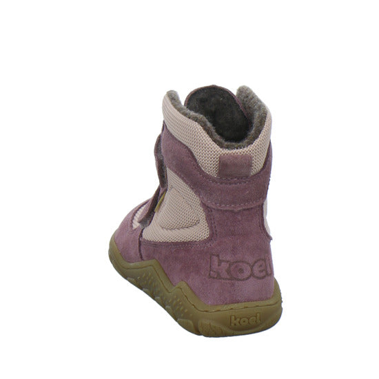 Koel Winterschuhe Mädchen Barefoot Shoes Velcro Rosa