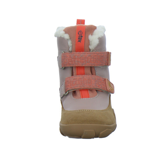 Affenzahn Winterschuhe Mädchen Leder Winty flamingo-lachs