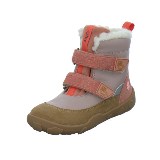 Affenzahn Winterschuhe Mädchen Leder Winty flamingo-lachs