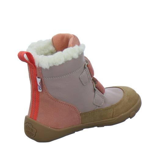 Affenzahn Winterschuhe Mädchen Leder Winty flamingo-lachs