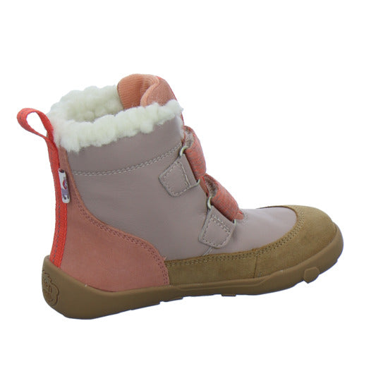 Affenzahn Winterschuhe Mädchen Leder Winty flamingo-lachs