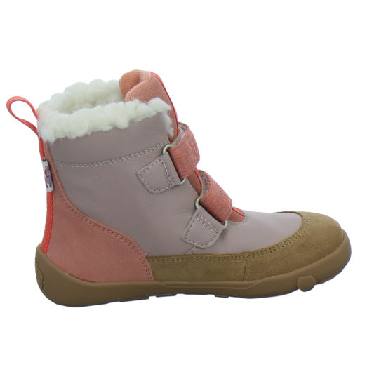 Affenzahn Winterschuhe Mädchen Leder Winty flamingo-lachs