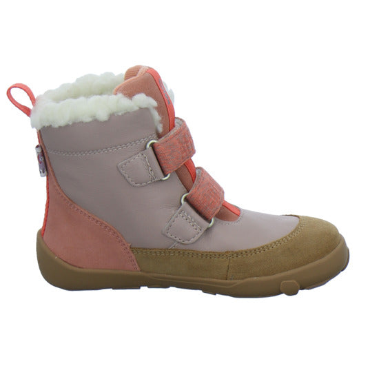 Affenzahn Winterschuhe Mädchen Leder Winty flamingo-lachs